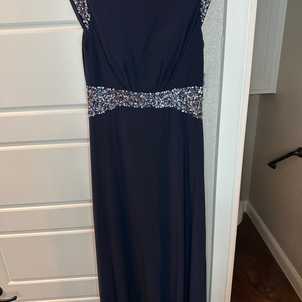 NWT Navy blue evening gown